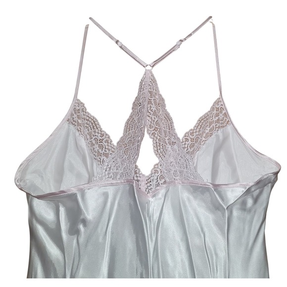 Linea Donatella Mrs Wrap Robe Babydoll ChemiseNightgown Set Sexy Romantic M Soft - Picture 11 of 16